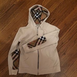 Burberry hoodie plaid Clearance